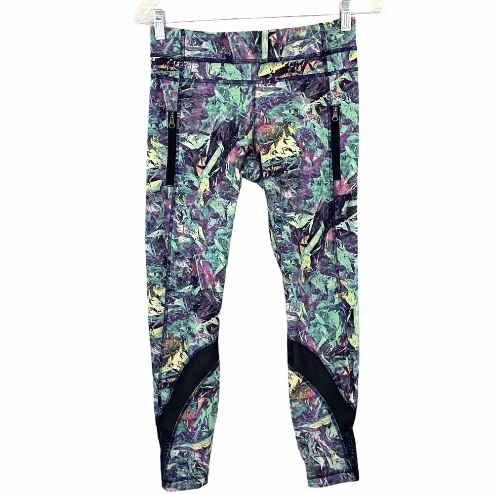 Lululemon athletica Multicolor Mesh Details Inspire Tight II Leggings Size 6‎ - Picture 7 of 11
